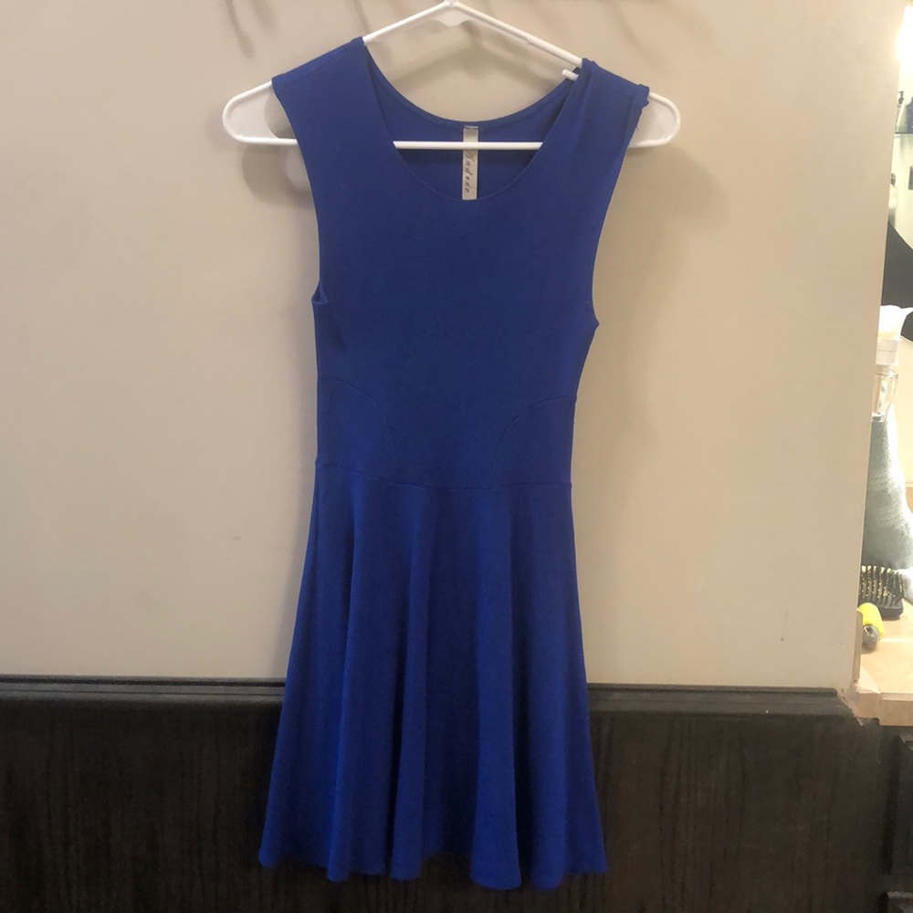 Blue dress